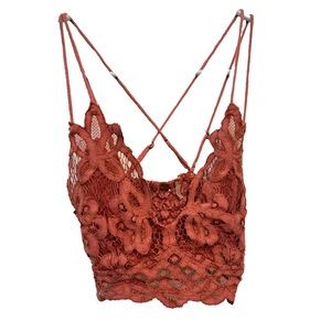 Lacey/floral bralette